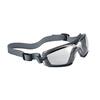 Ruimzichtbril met heldere lens COBRA TPR Platinum Zwart / Grijs Luchtdicht